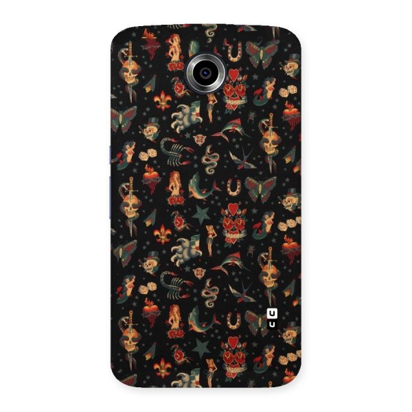 Dark Pattern Back Case for Nexsus 6