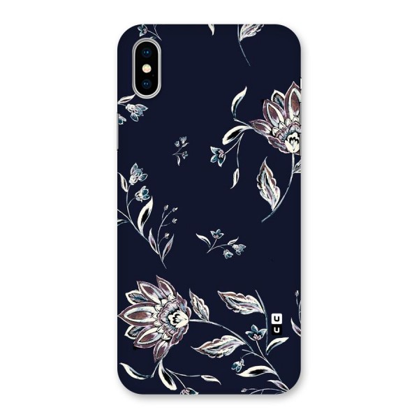 Dark Petals Back Case for iPhone XS