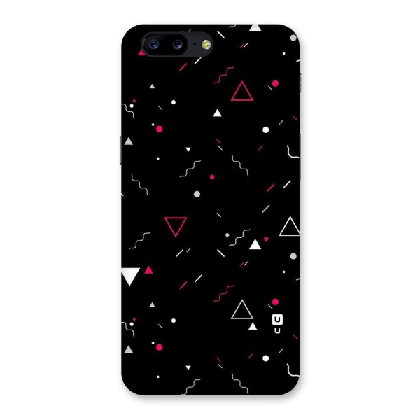 Dark Shapes Design Back Case for OnePlus 5