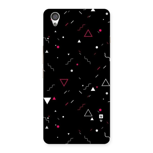 Dark Shapes Design Back Case for OnePlus X