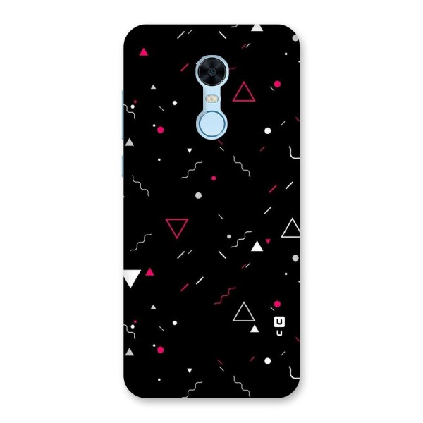 Dark Shapes Design Back Case for Redmi Note 5