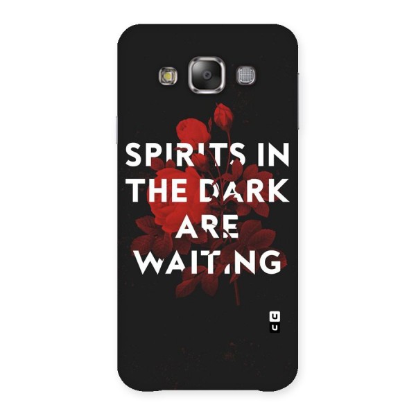 Dark Spirits Back Case for Galaxy E7