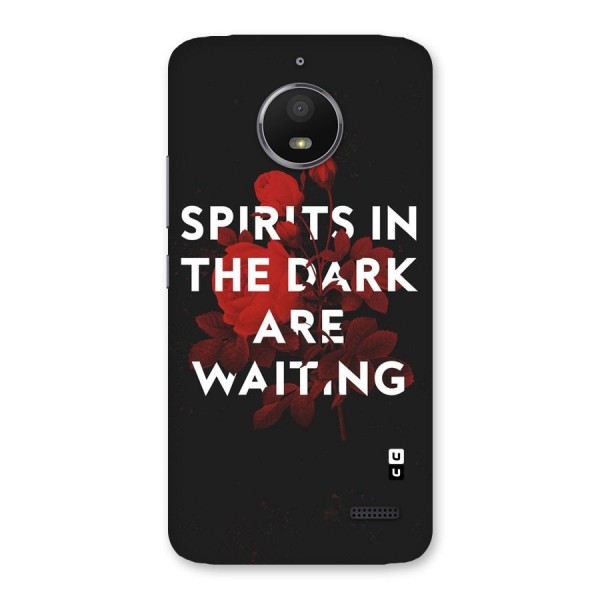 Dark Spirits Back Case for Moto E4