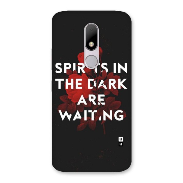 Dark Spirits Back Case for Moto M