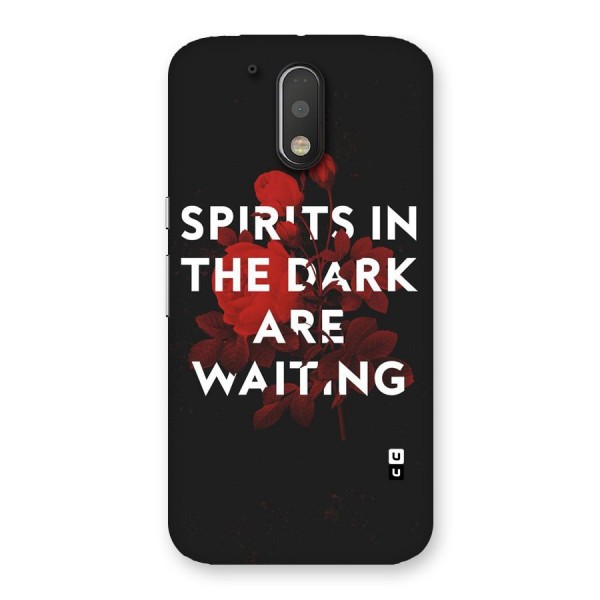 Dark Spirits Back Case for Motorola Moto G4
