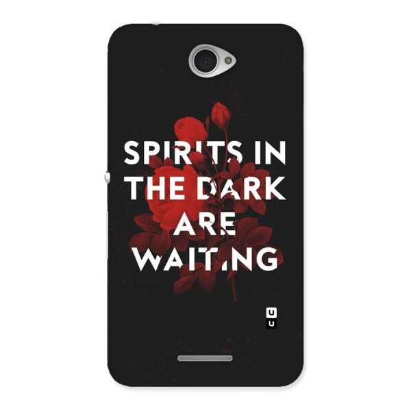 Dark Spirits Back Case for Sony Xperia E4