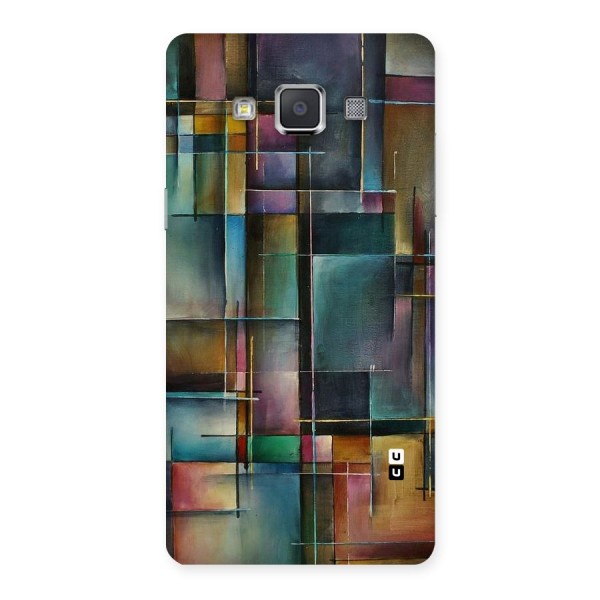 Dark Square Shapes Back Case for Galaxy Grand 3