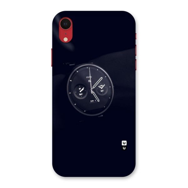 Dark Watch Back Case for iPhone XR