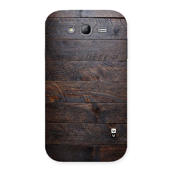 Dark Wood Printed Back Case for Galaxy Grand Neo Plus