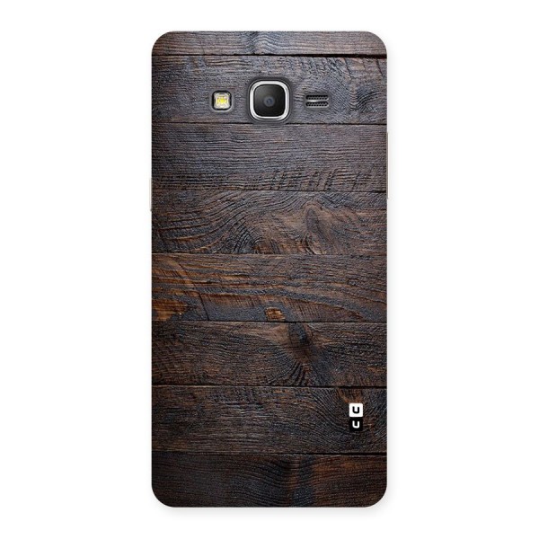 Dark Wood Printed Back Case for Galaxy Grand Prime