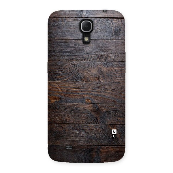 Dark Wood Printed Back Case for Galaxy Mega 6.3