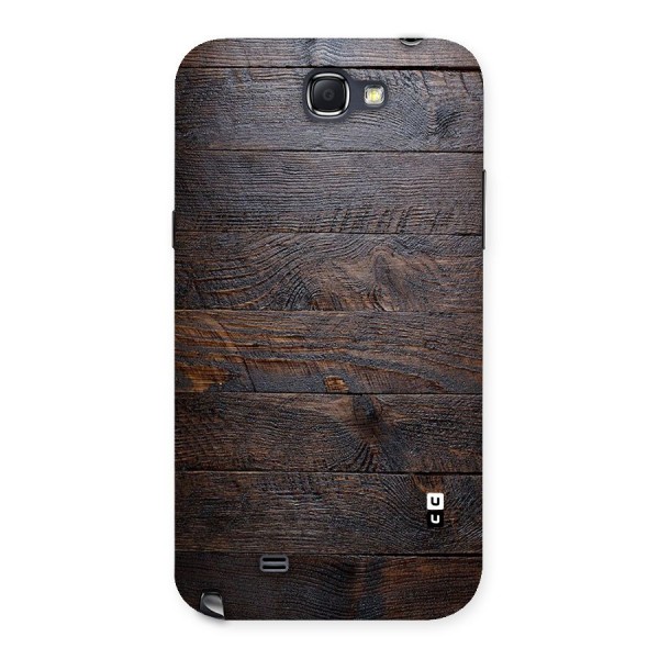 Dark Wood Printed Back Case for Galaxy Note 2