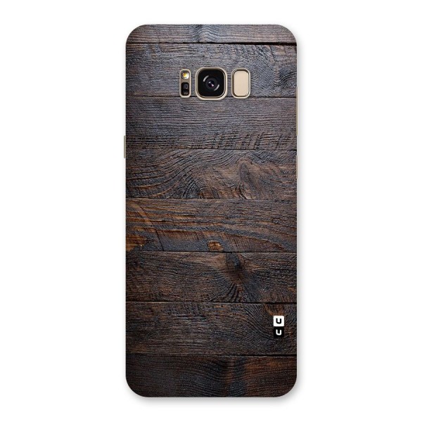 Dark Wood Printed Back Case for Galaxy S8 Plus