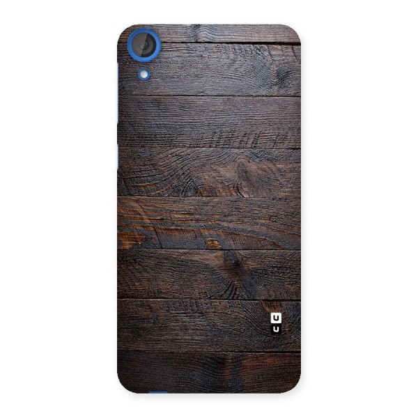Dark Wood Printed Back Case for HTC Desire 820