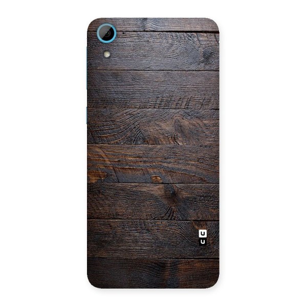 Dark Wood Printed Back Case for HTC Desire 826