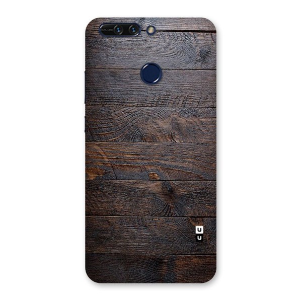 Dark Wood Printed Back Case for Honor 8 Pro