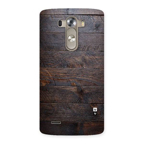 Dark Wood Printed Back Case for LG G3