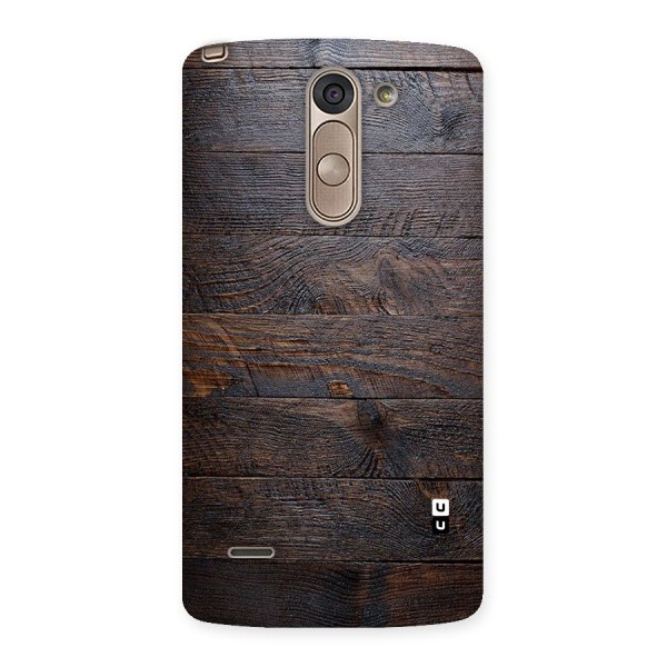 Dark Wood Printed Back Case for LG G3 Stylus