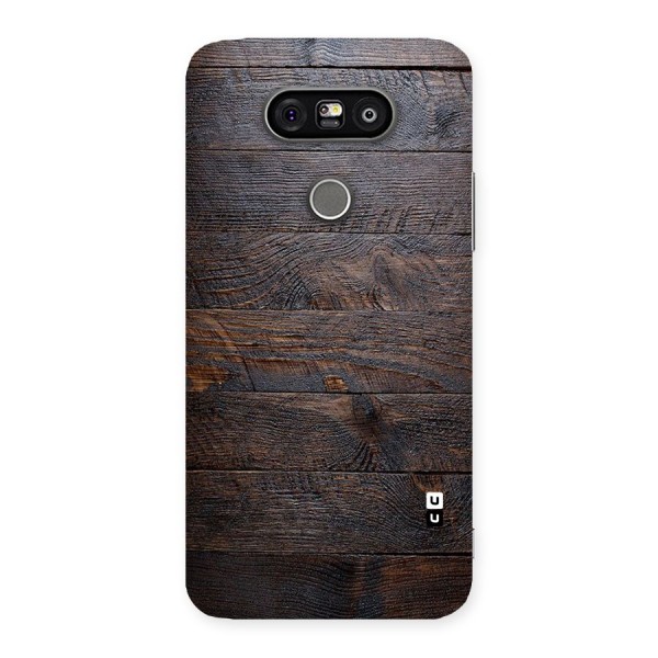 Dark Wood Printed Back Case for LG G5