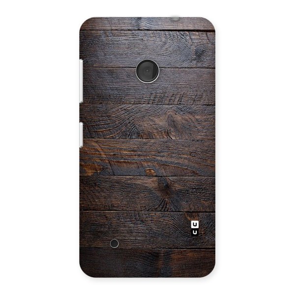 Dark Wood Printed Back Case for Lumia 530