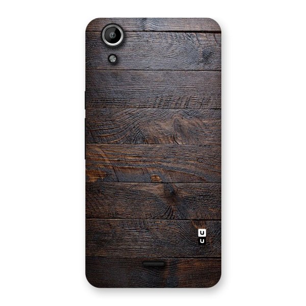 Dark Wood Printed Back Case for Micromax Canvas Selfie Lens Q345