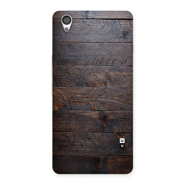 Dark Wood Printed Back Case for OnePlus X