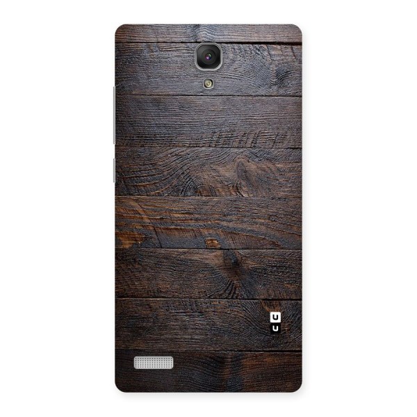 Dark Wood Printed Back Case for Redmi Note