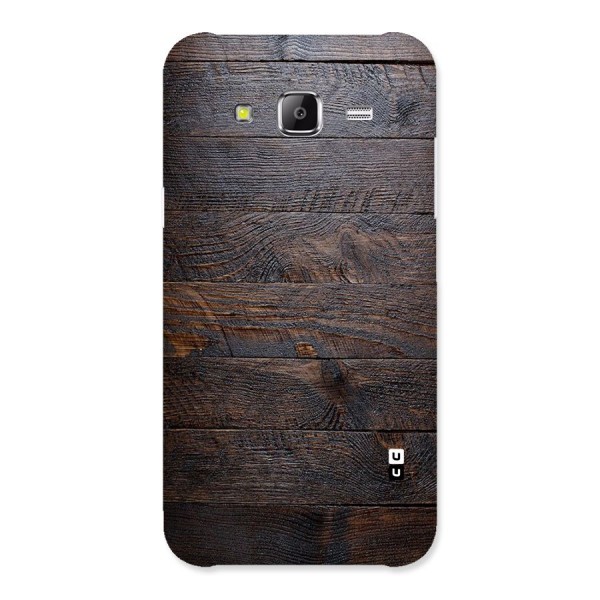 Dark Wood Printed Back Case for Samsung Galaxy J5