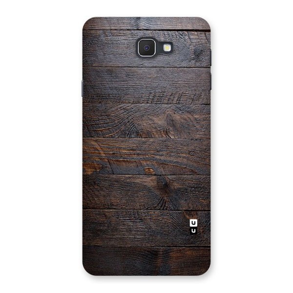 Dark Wood Printed Back Case for Samsung Galaxy J7 Prime