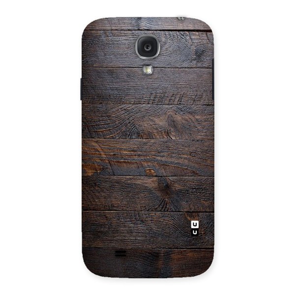 Dark Wood Printed Back Case for Samsung Galaxy S4