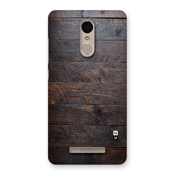 Dark Wood Printed Back Case for Xiaomi Redmi Note 3