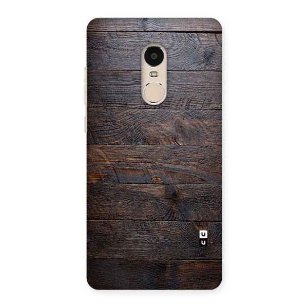 Dark Wood Printed Back Case for Xiaomi Redmi Note 4