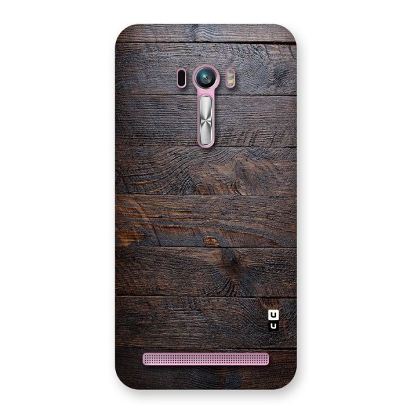 Dark Wood Printed Back Case for Zenfone Selfie
