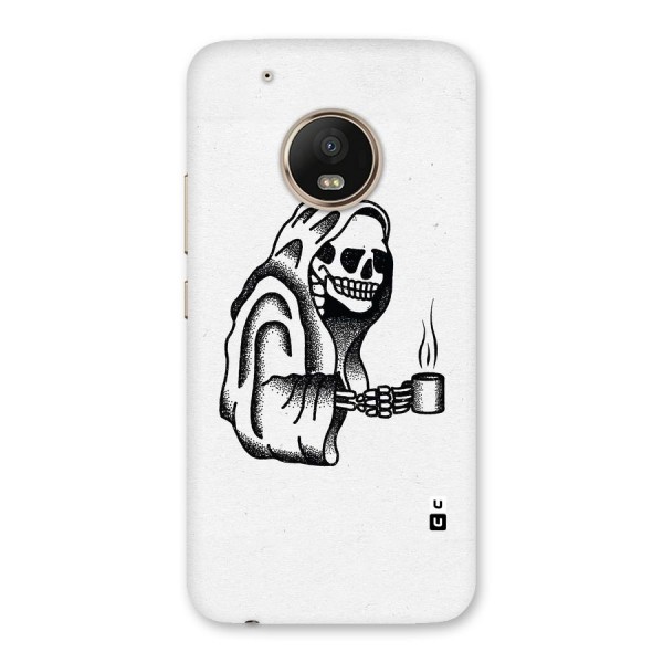 Dead But Coffee Back Case for Moto G5 Plus
