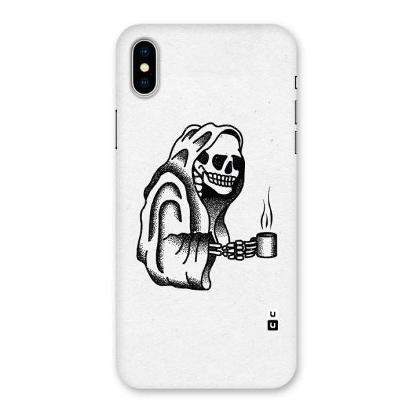 Dead But Coffee Back Case for iPhone X