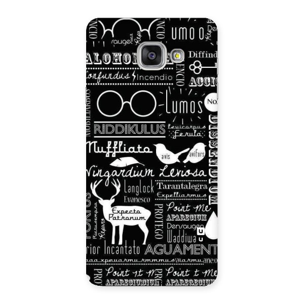 Deer Key Spell Back Case for Galaxy A7 2016