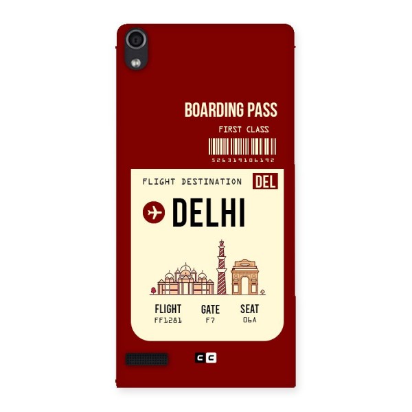 Delhi Boarding Pass Back Case for Ascend P6