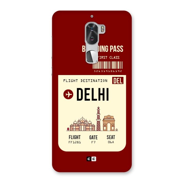 Delhi Boarding Pass Back Case for Coolpad Cool 1