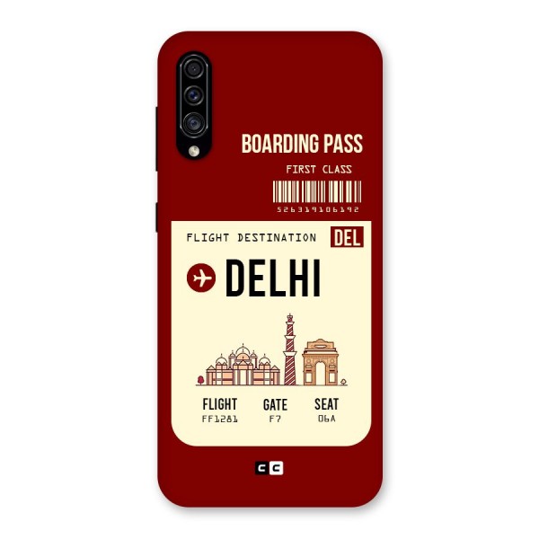 Delhi Boarding Pass Back Case for Galaxy A30s