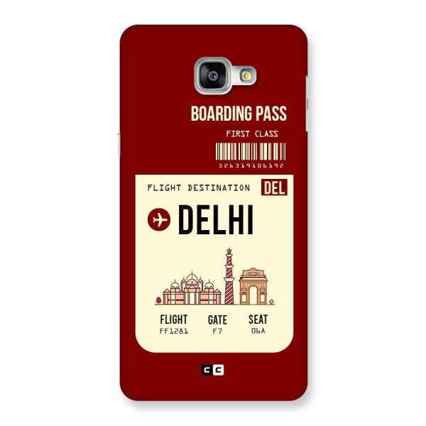 Delhi Boarding Pass Back Case for Galaxy A9