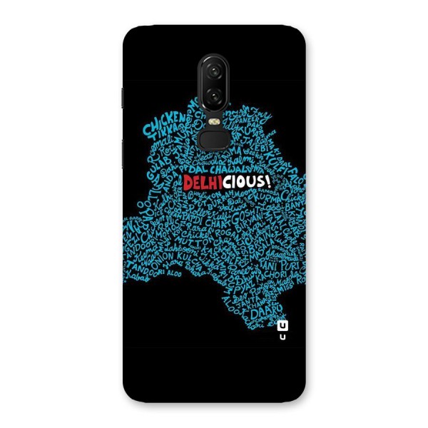 Delhicious Back Case for OnePlus 6