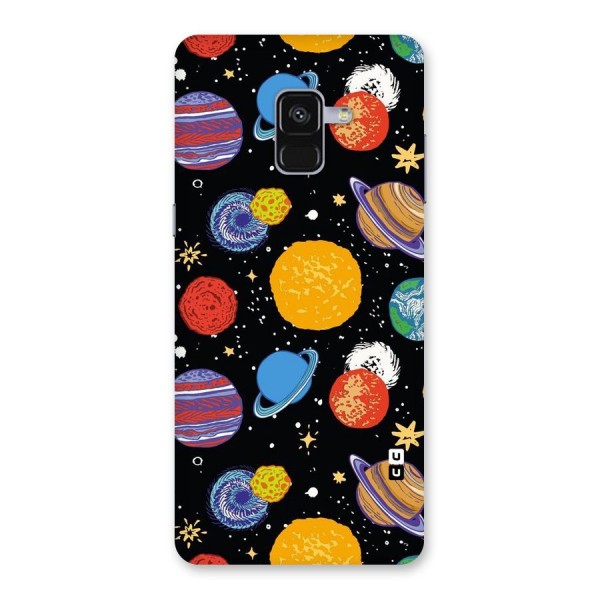 Designer Planets Back Case for Galaxy A8 Plus