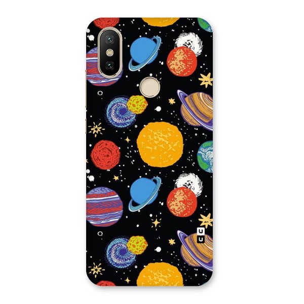 Designer Planets Back Case for Mi A2