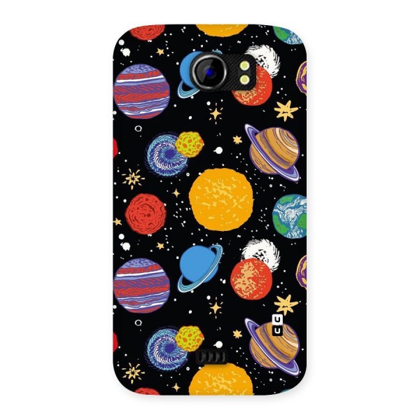 Designer Planets Back Case for Micromax Canvas 2 A110