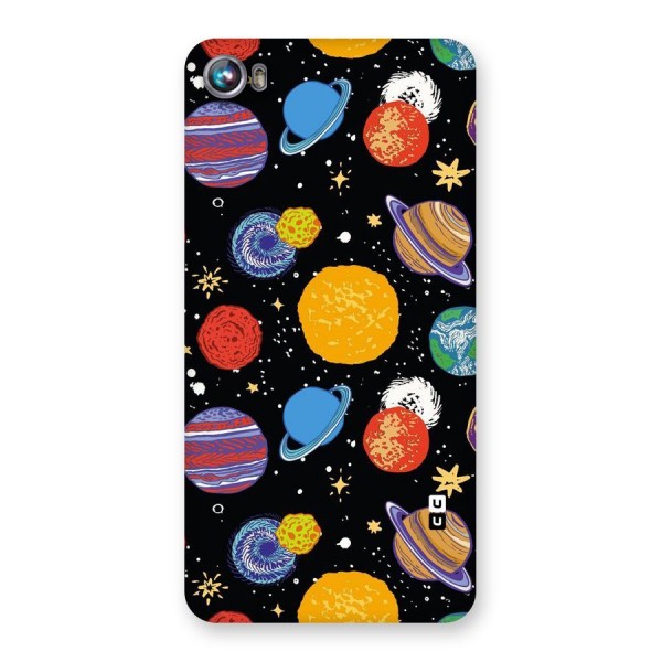 Designer Planets Back Case for Micromax Canvas Fire 4 A107