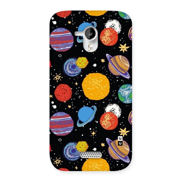 Designer Planets Back Case for Micromax Canvas HD A116