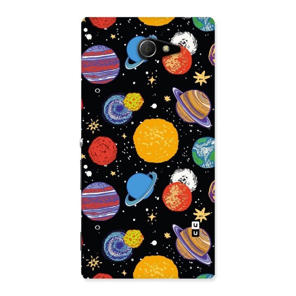 Designer Planets Back Case for Sony Xperia M2