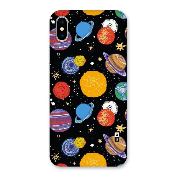 Designer Planets Back Case for iPhone X