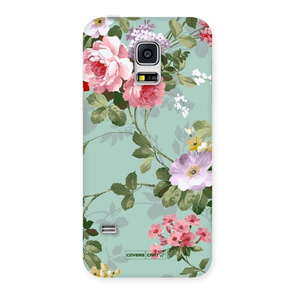 Desinger Floral Back Case for Galaxy S5 Mini