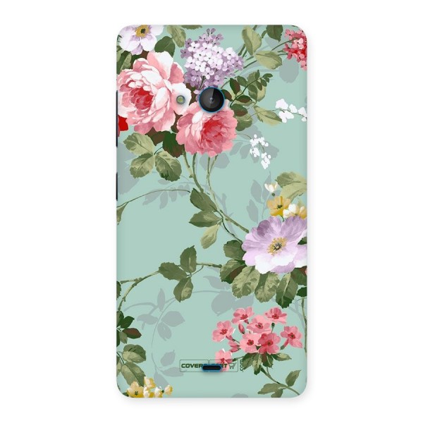 Desinger Floral Back Case for Lumia 540